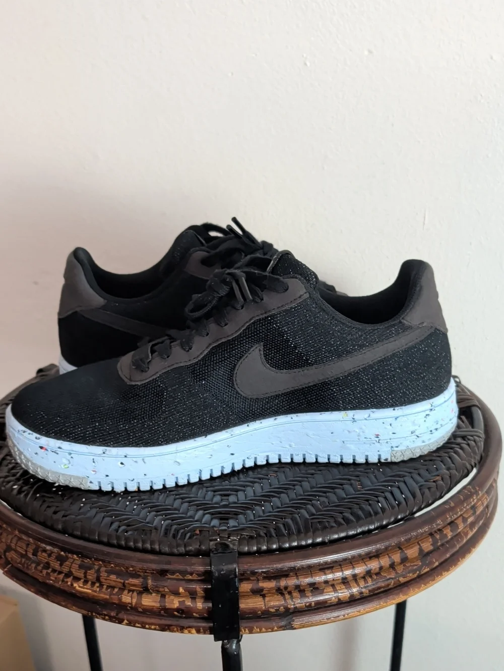 Nike Air Force 1 Flyknit Low Men's Size 9.5 Black